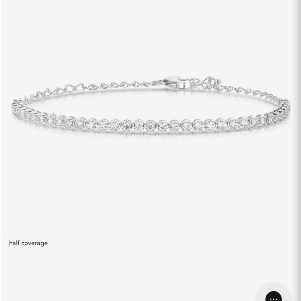 Mini Diamond Tennis Bracelet Ring Concierge